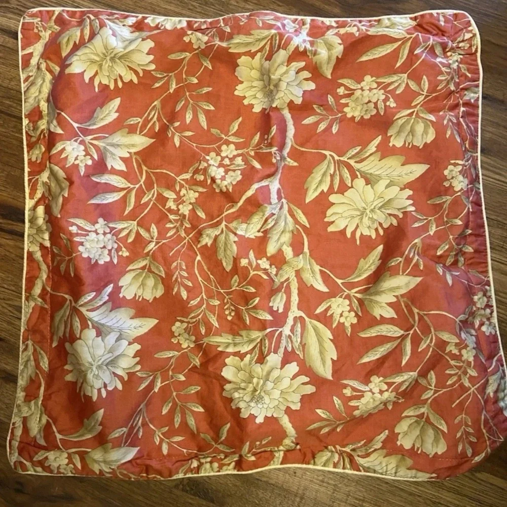 Ralph Lauren VILLA CAMELIA FLORAL Full Queen Comforter Retired EUC & 1 Sham